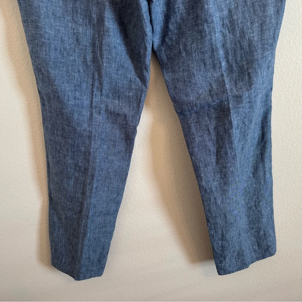 J. Crew 100% Linen Thompson Blue Suit Pants Men's 38*32